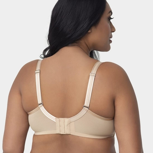 Curvy Couture Womens Tulip Smooth T-Shirt Bra Bra nude 34G - Picture 3 of 7